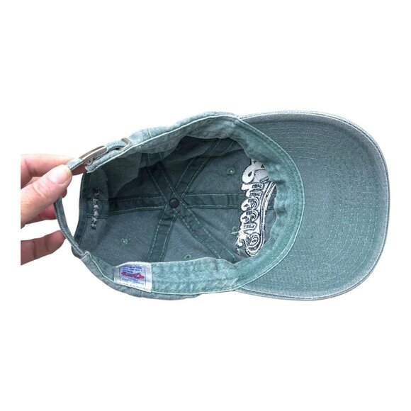 Vintage Cheers Boston Tv Show Licensed Washed Denim Baseball Cap Strapback Y2K - Picture 5 of 9